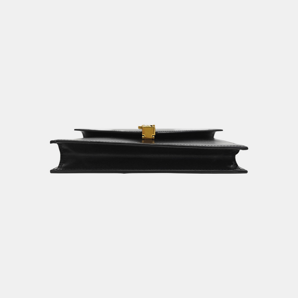 Calfskin Shoulder Bag Black