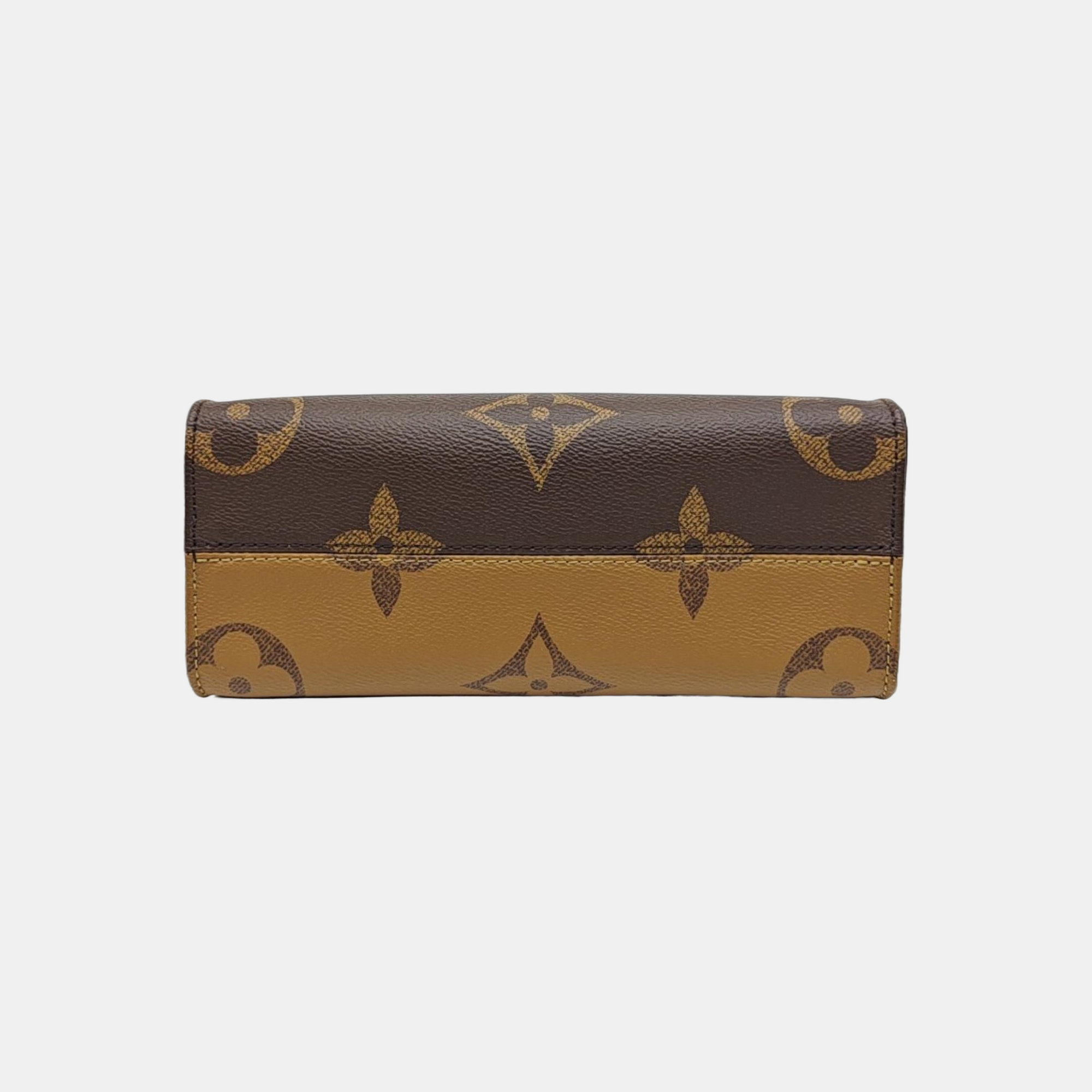 ONTHEGO PM Monogram Coated Canvas Brown