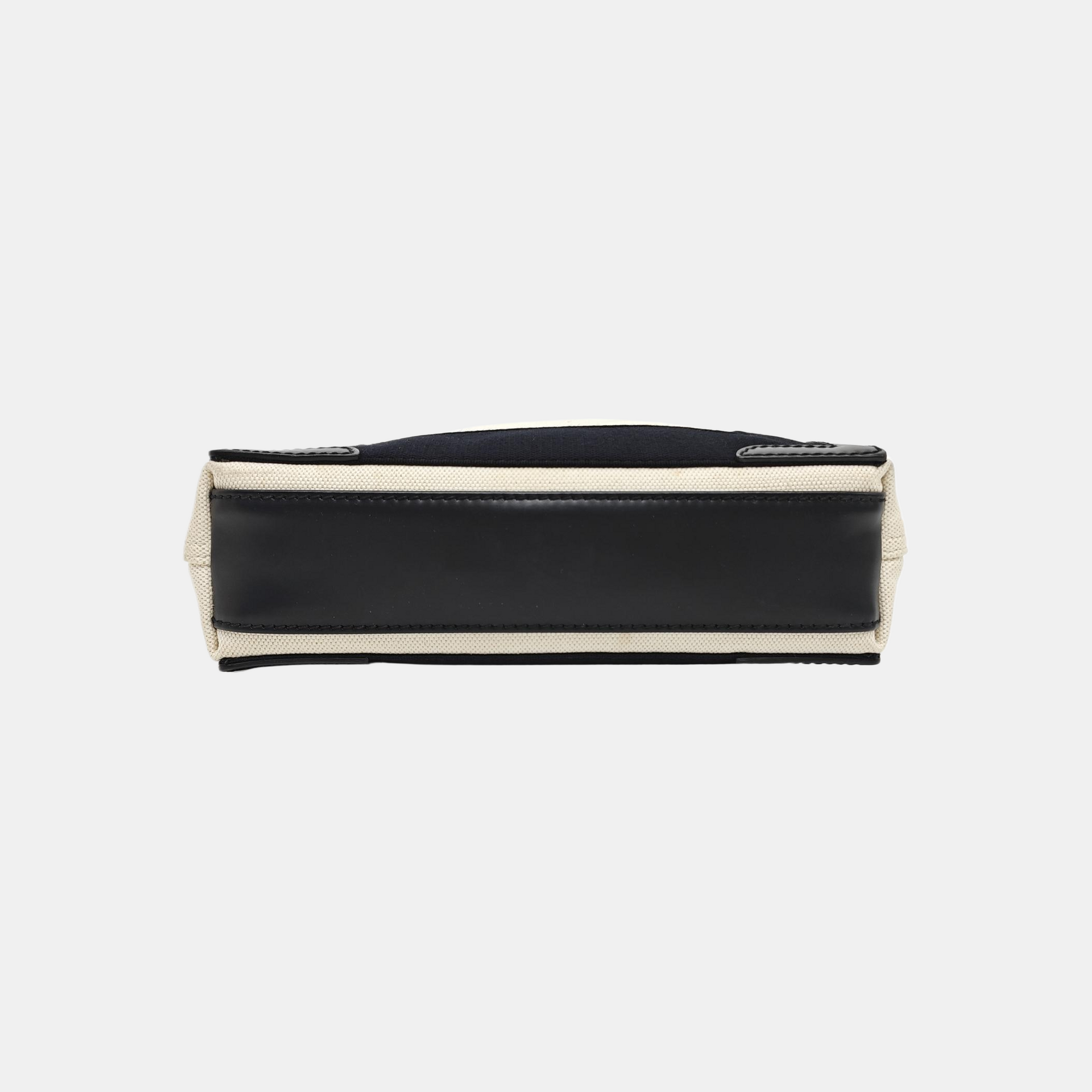 Navy Mini Canvas White