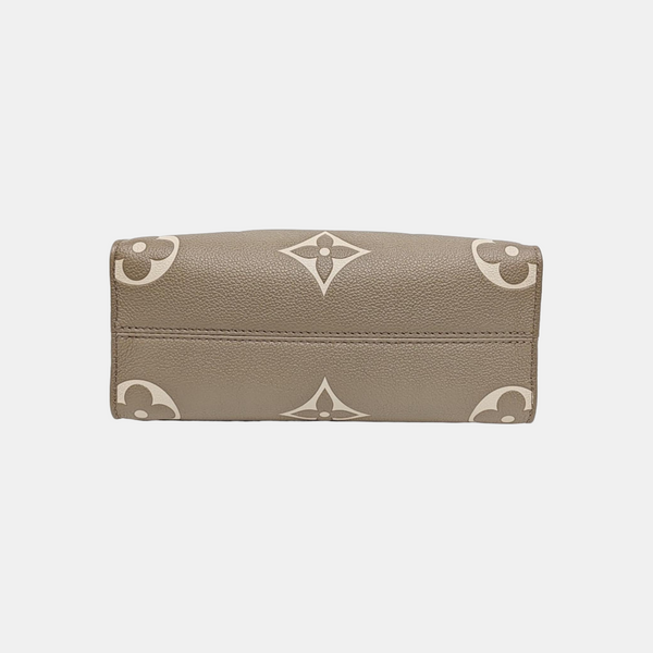 ONTHEGO PM Monogram Calfskin Gray