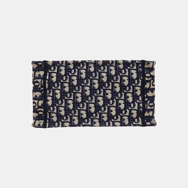 Book Tote Small Oblique Canvas Blue