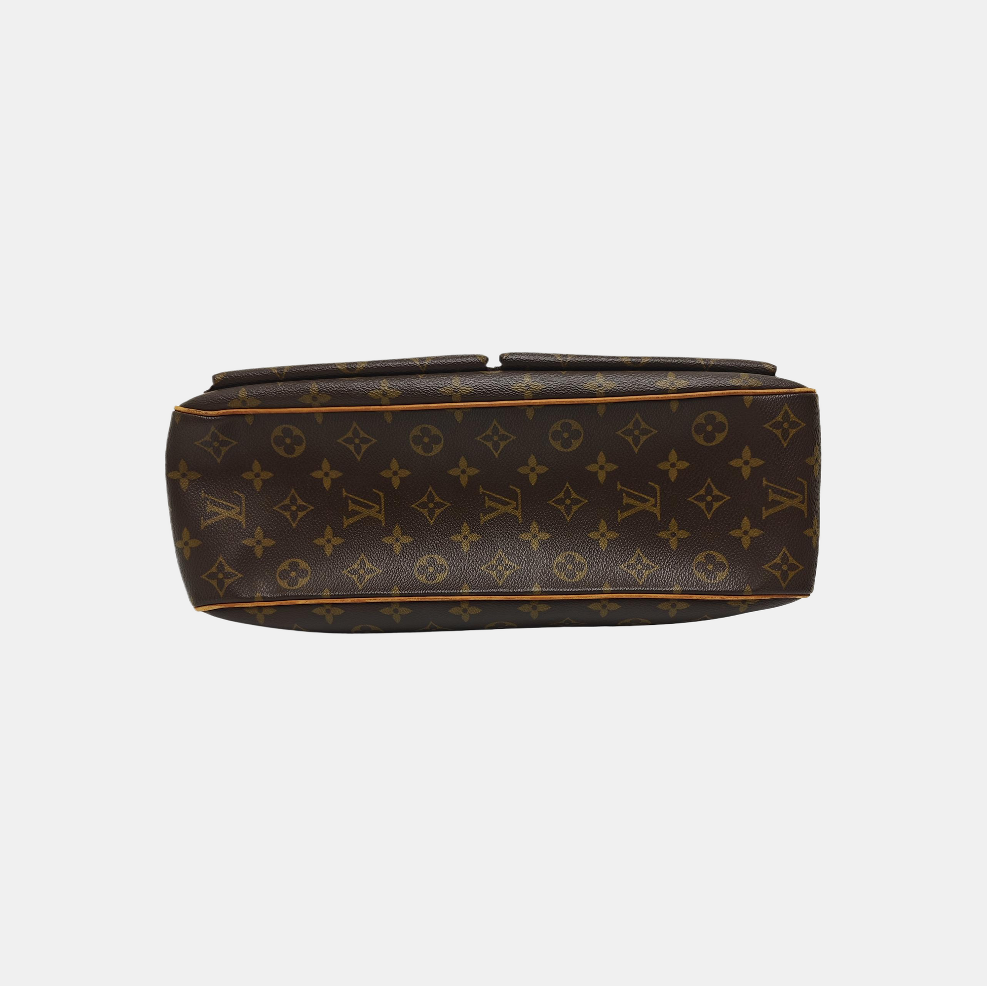 MULTIPLE Monogram Coated Canvas Brown
