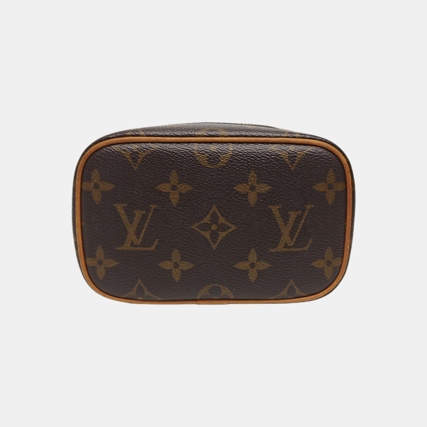 NICE Super Mini Monogram Coated Canvas Brown