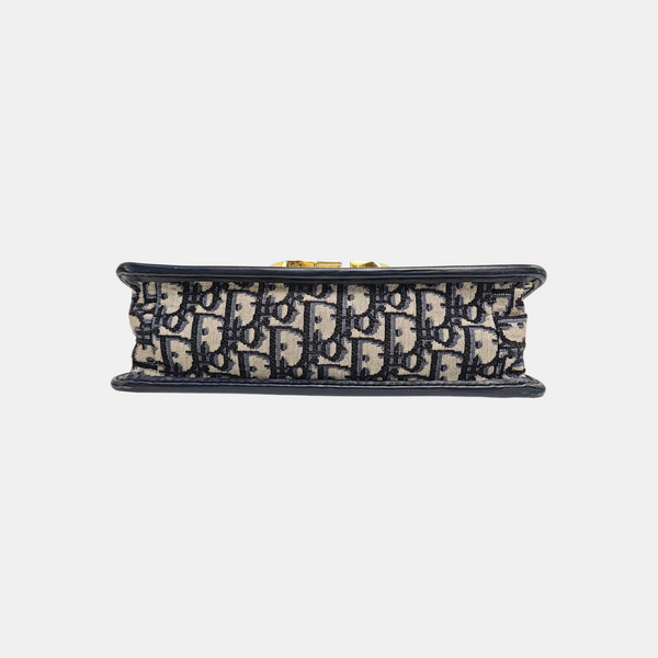 30 Montaigne Oblique Canvas Blue