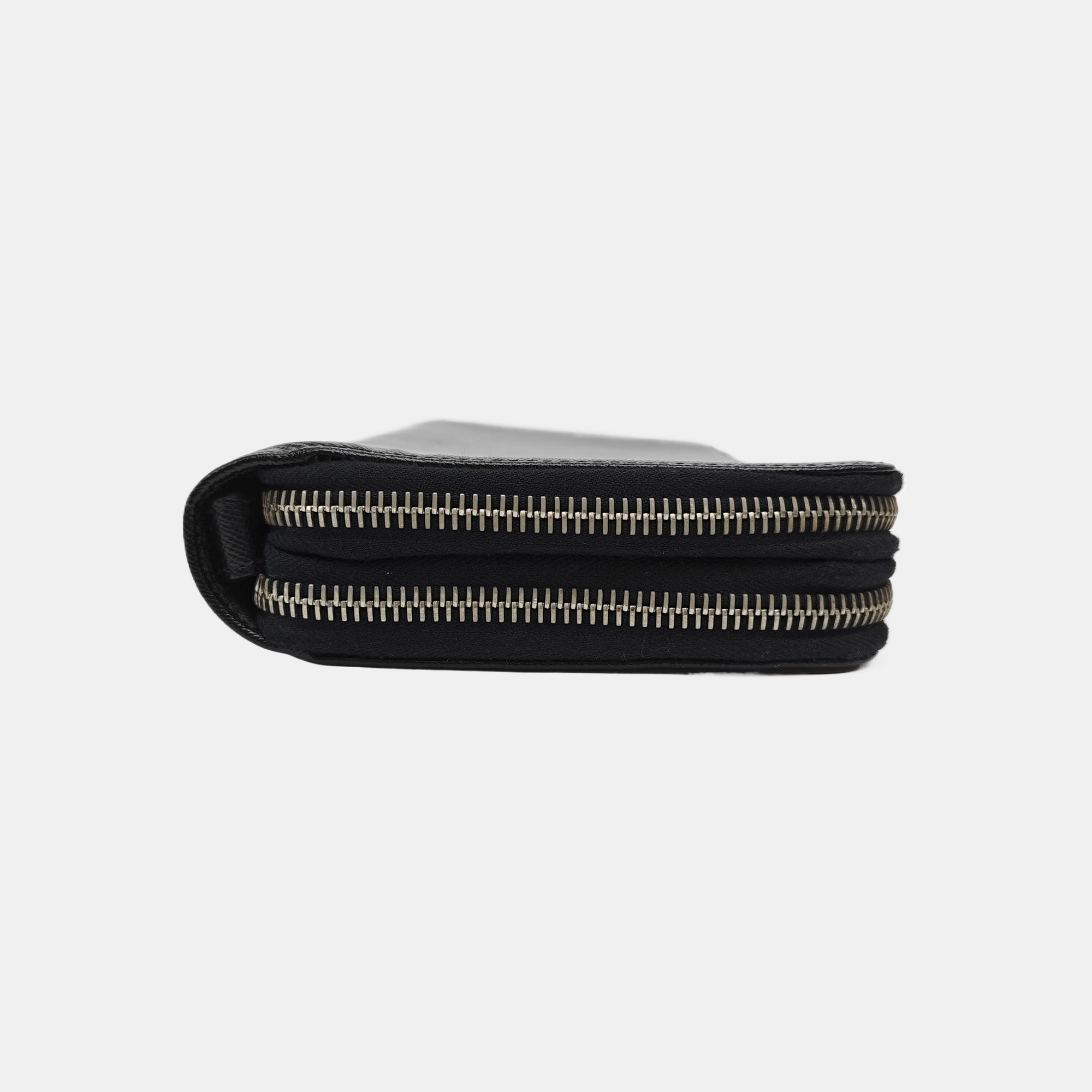 Saffiano Calfskin Clutch Black