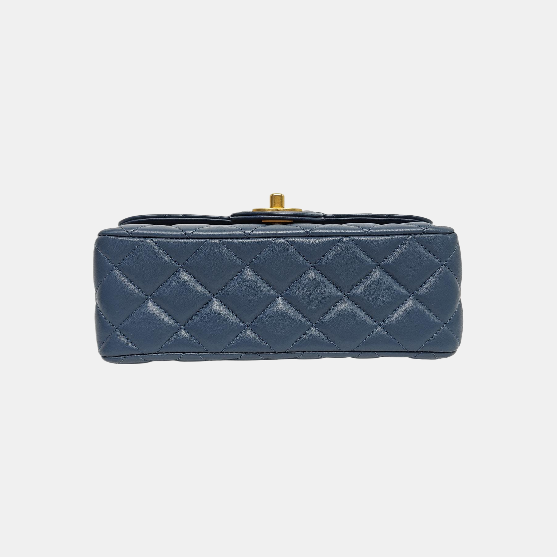 CLASSIC FLAP Mini Quilted Lambskin Blue