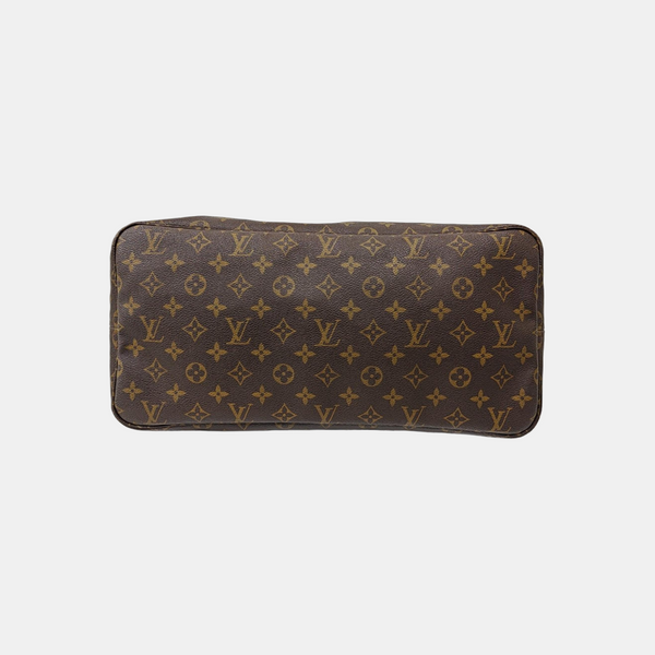 NEVERFULL GM Monogram Coated Canvas Brown