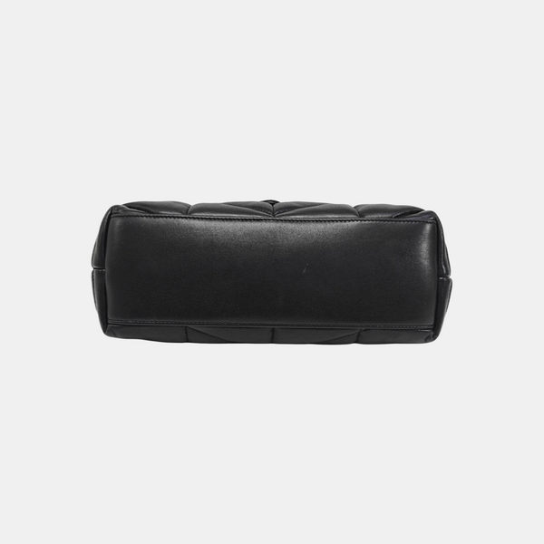 PUFFER Small Quilted Lambskin Black