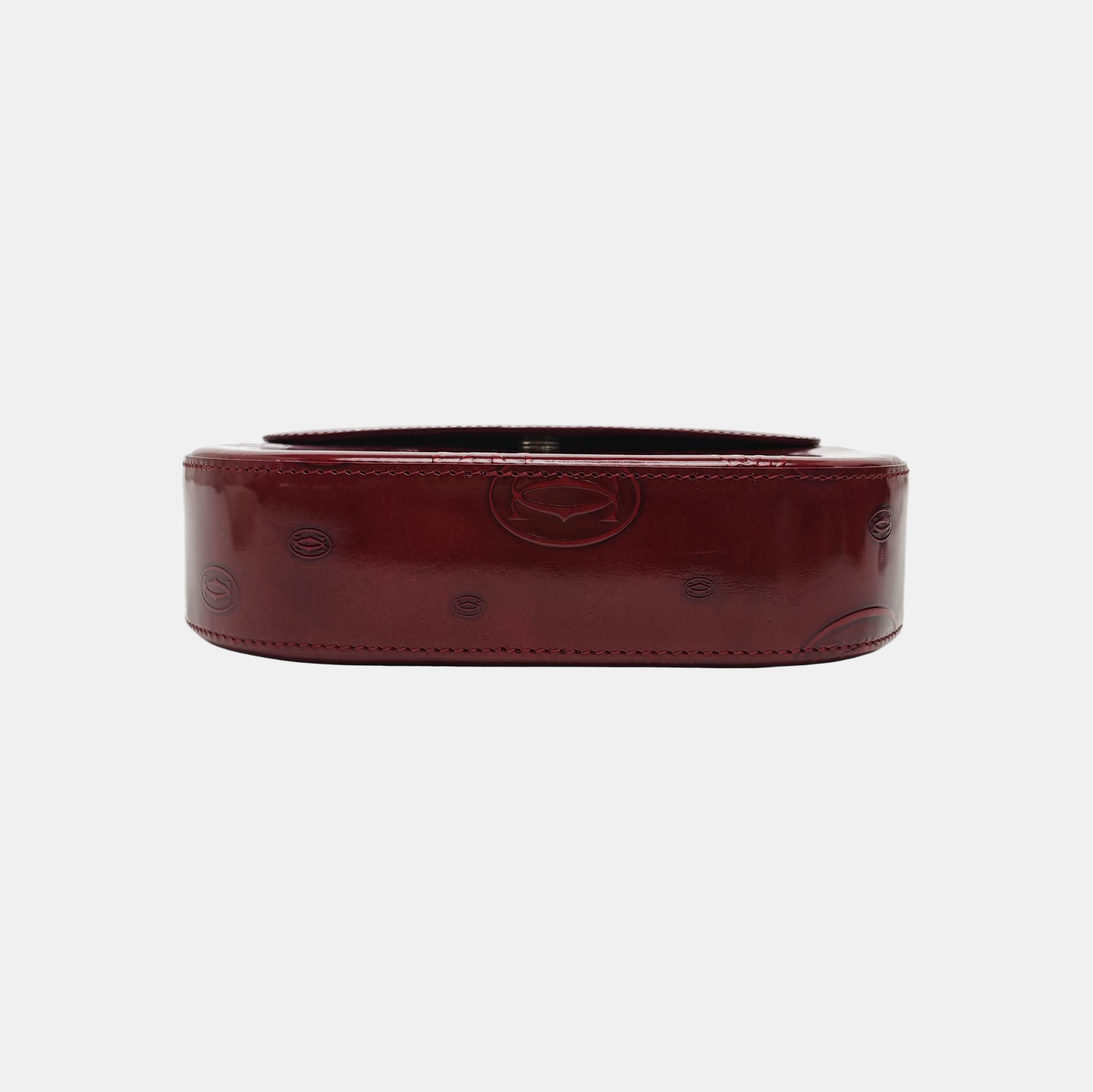 Calfskin Top Handle Bag Red