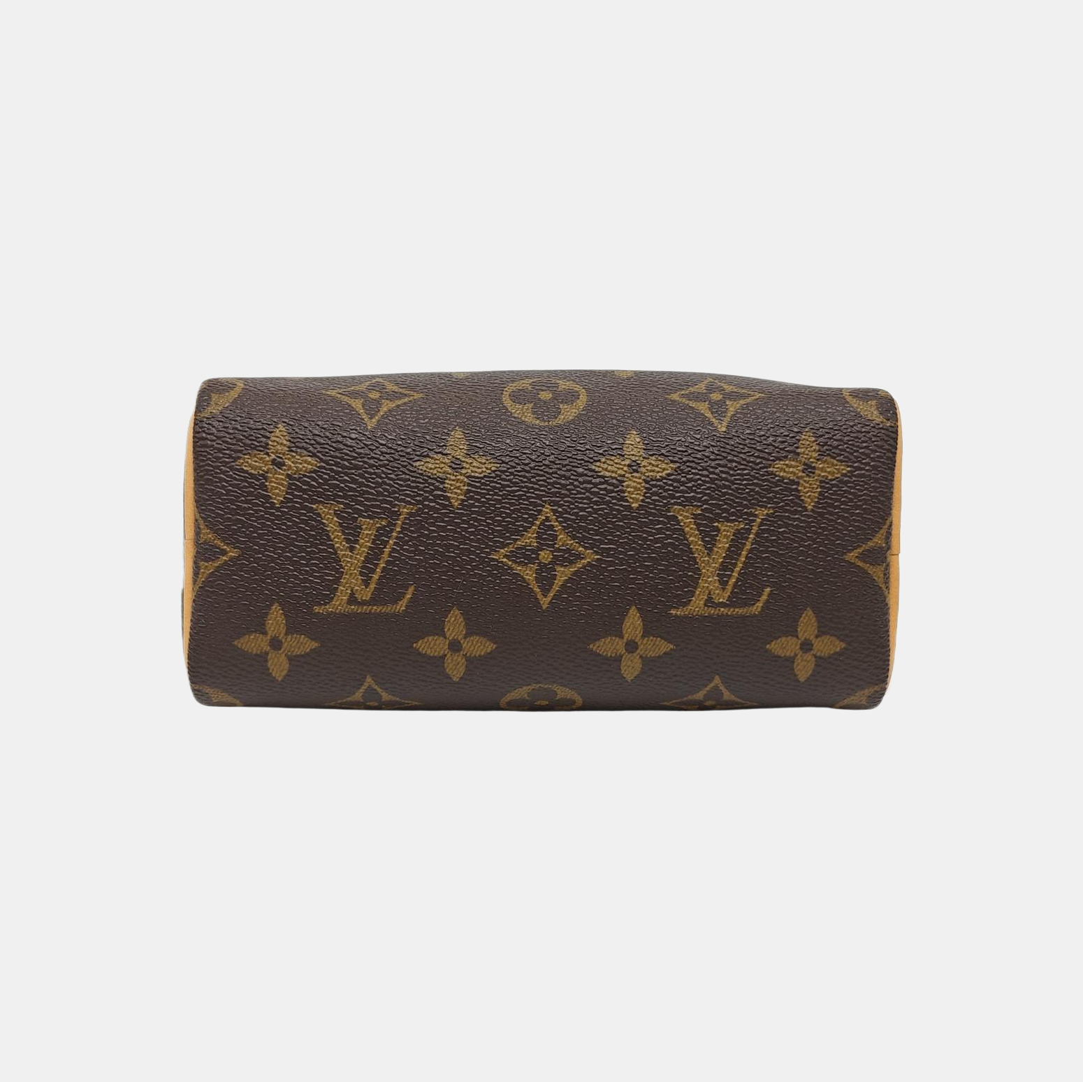 Authenticated pre-owned  SPEEDY Nano Monogram Coated Canvas Brown - Shoulder Bag at Looply