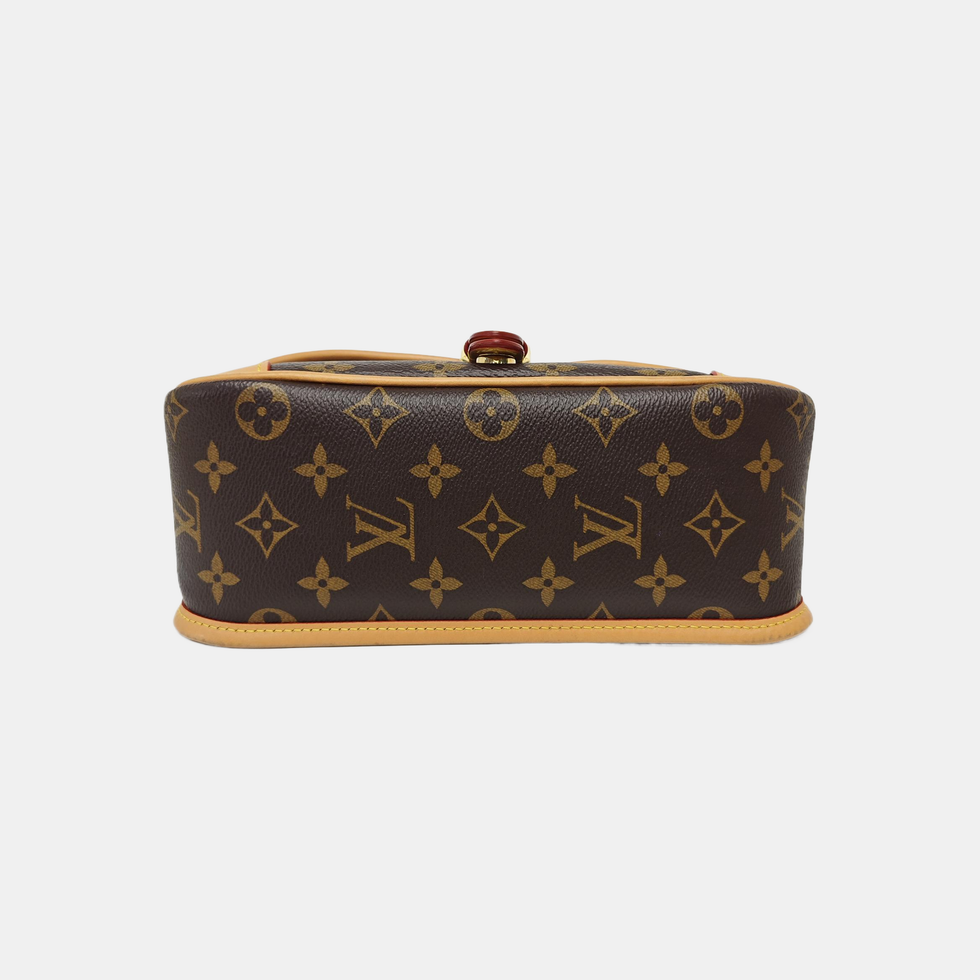DIANE Monogram Coated Canvas Brown
