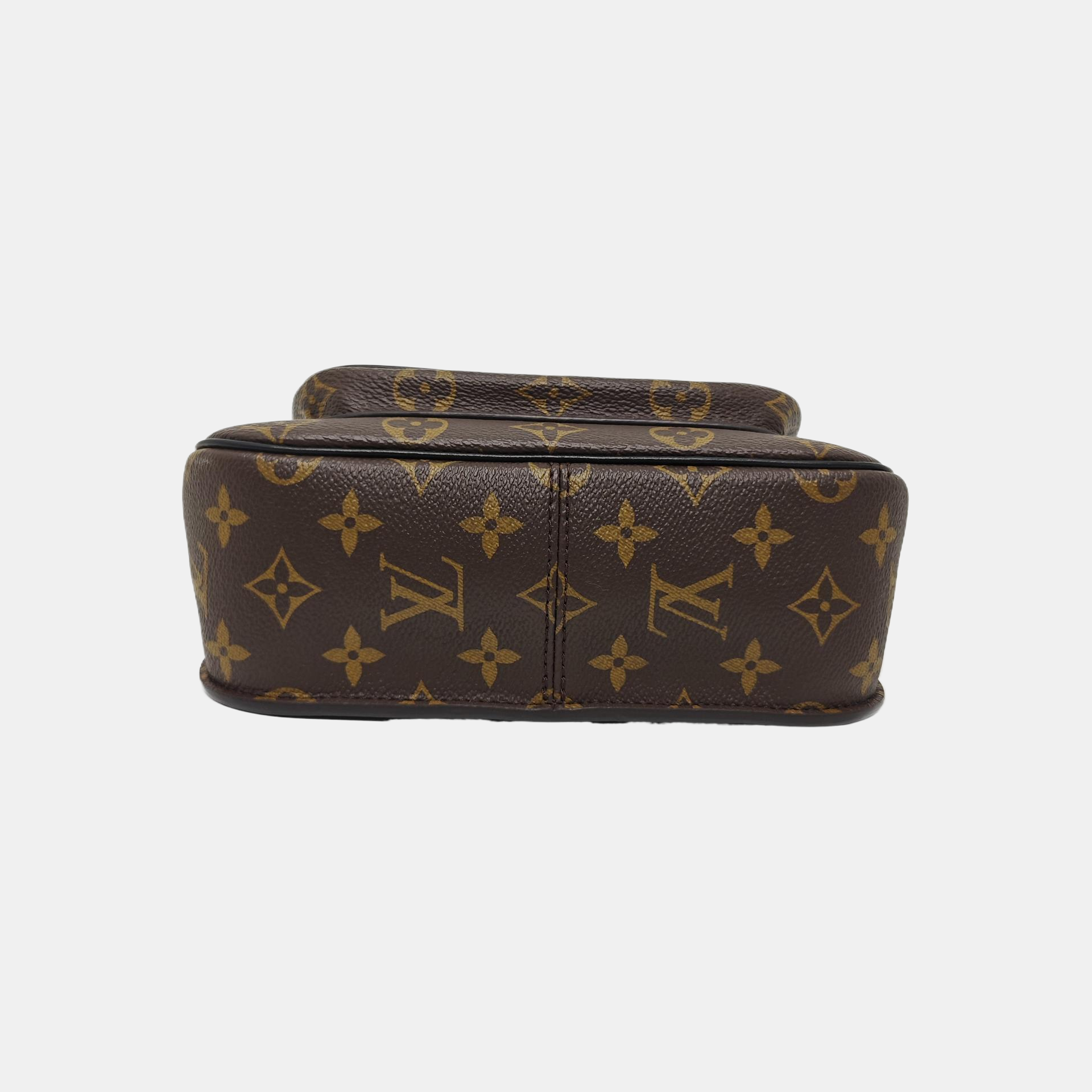 PASSY Monogram Coated Canvas Brown