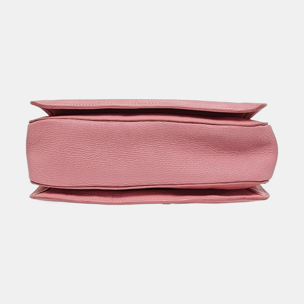 Calfskin Shoulder Bag Pink