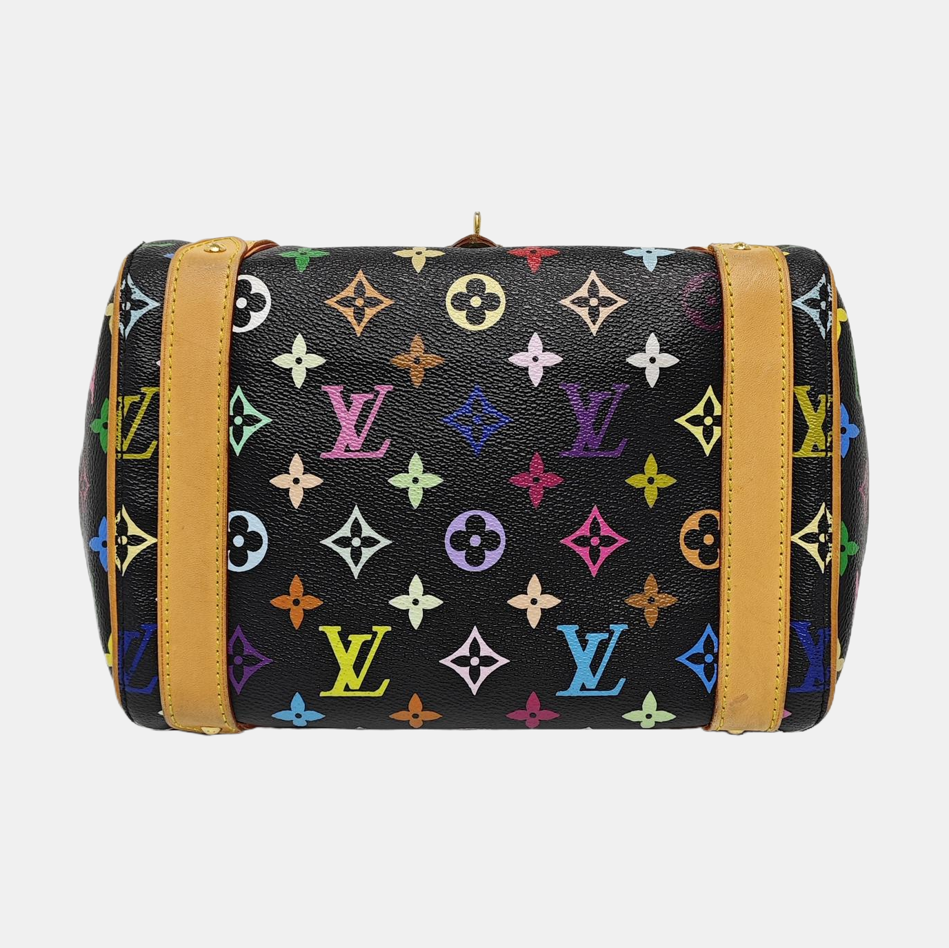 LV × TM PRISCILLA Monogram Coated Canvas Black