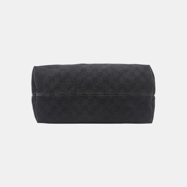 Monogram Canvas Tote Bag Black