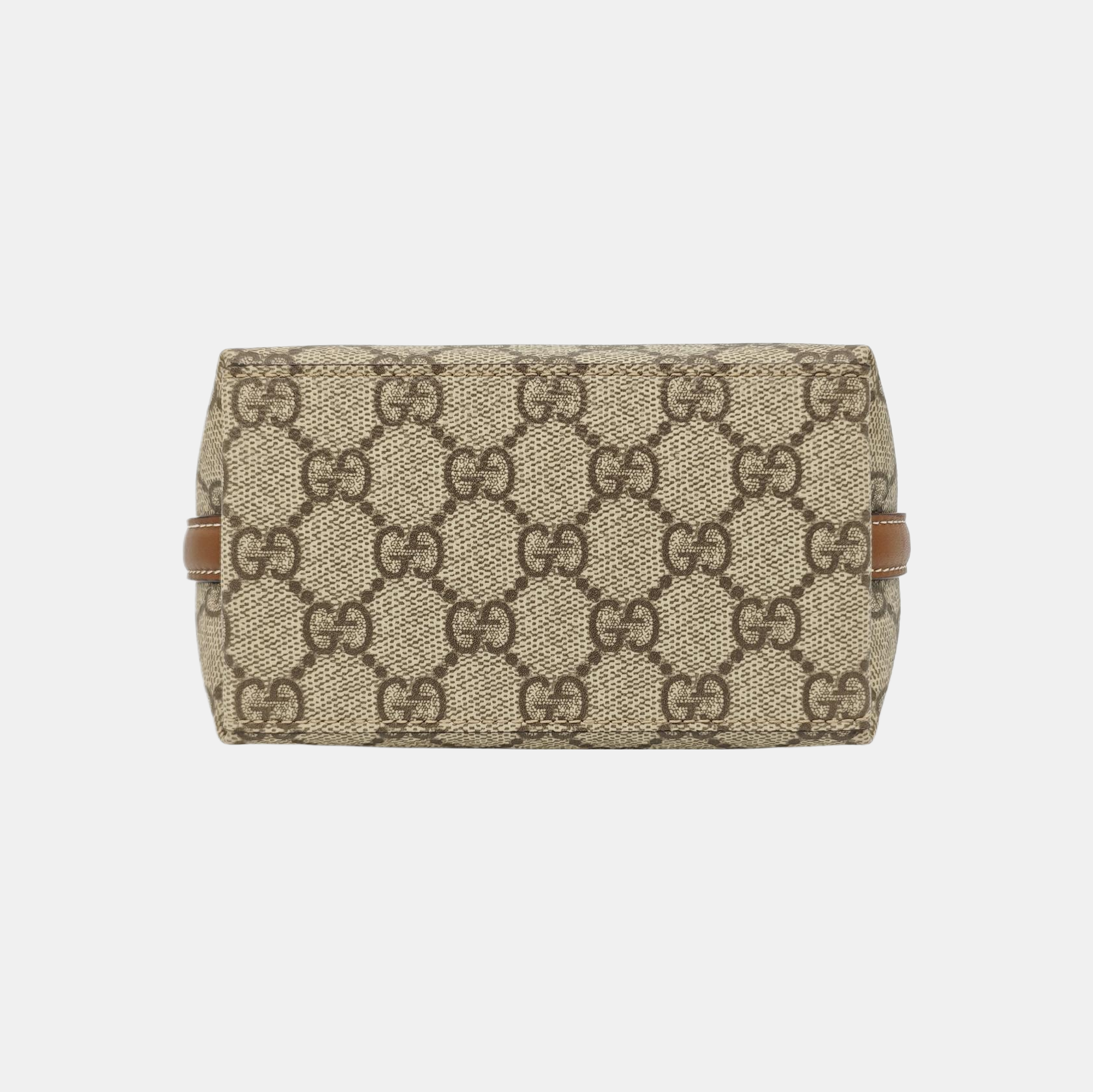 GG Emblem Monogram Coated Canvas Brown