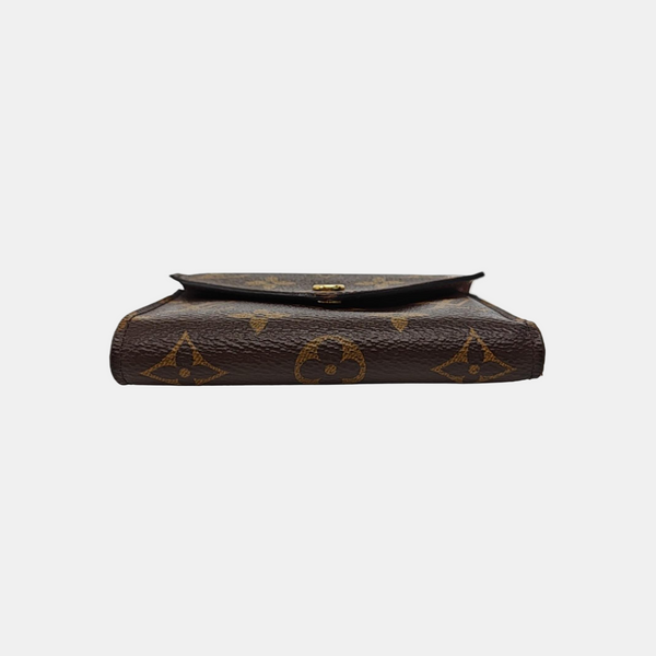 VICTORINE Monogram Coated Canvas Brown Wallet