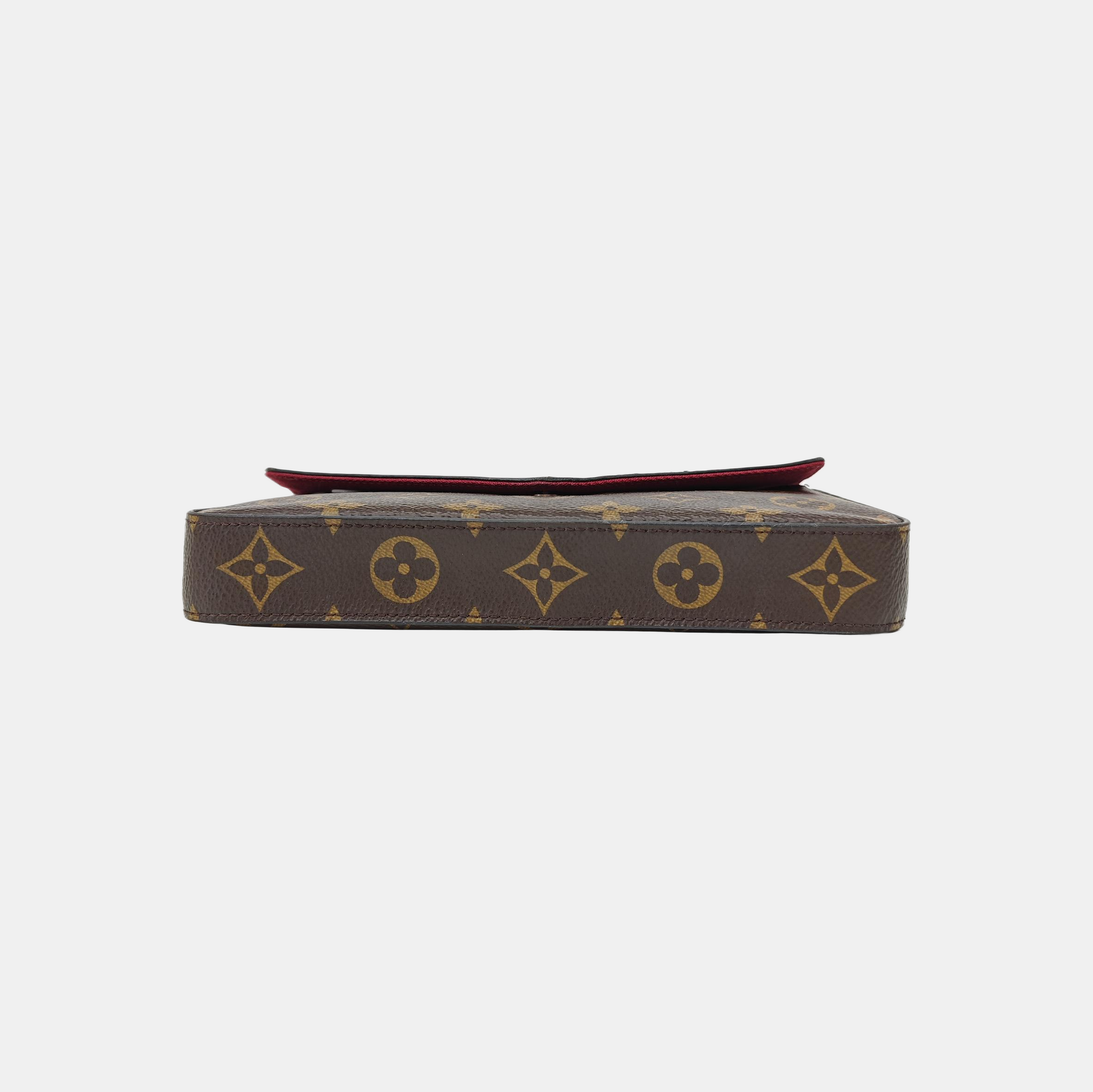 FÉLICIE Monogram Coated Canvas Brown