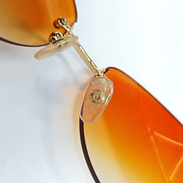 Metal Sunglasses Orange