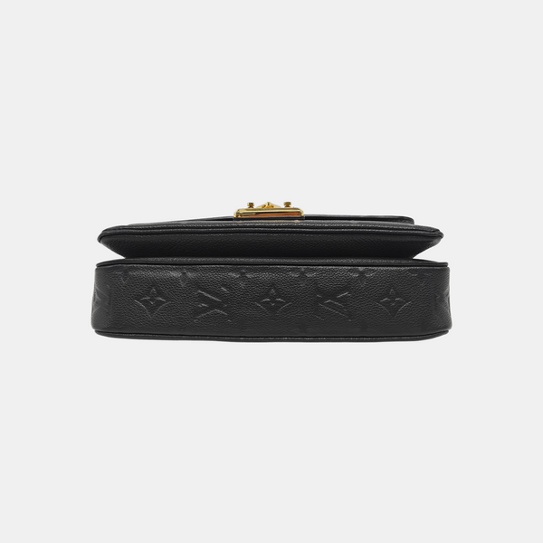 MARCEAU Monogram Calfskin Black