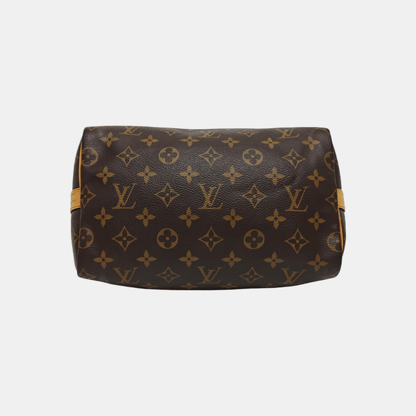 SPEEDY 25 Monogram Coated Canvas Brown