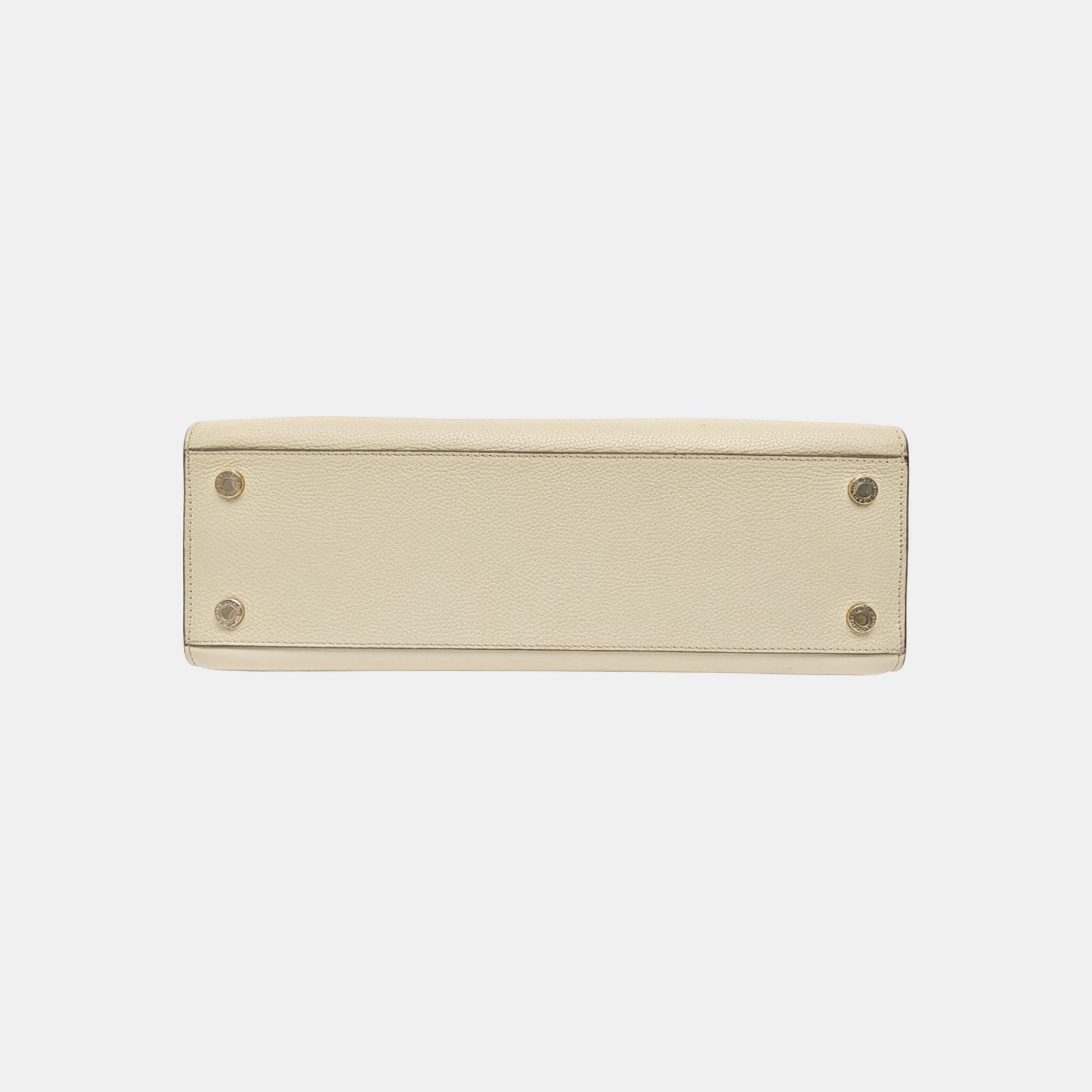 BVLGARI Calfskin Beige