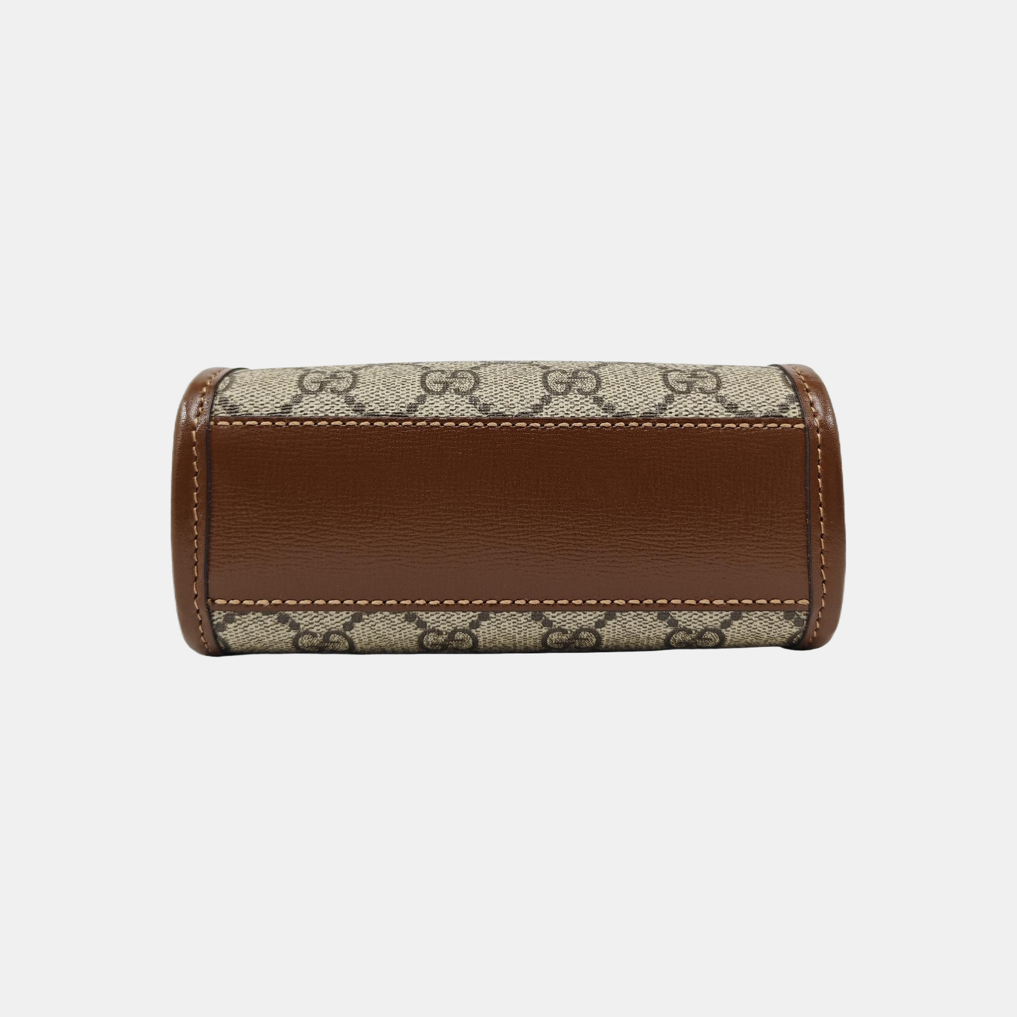 Retro Mini Monogram Coated Canvas Beige
