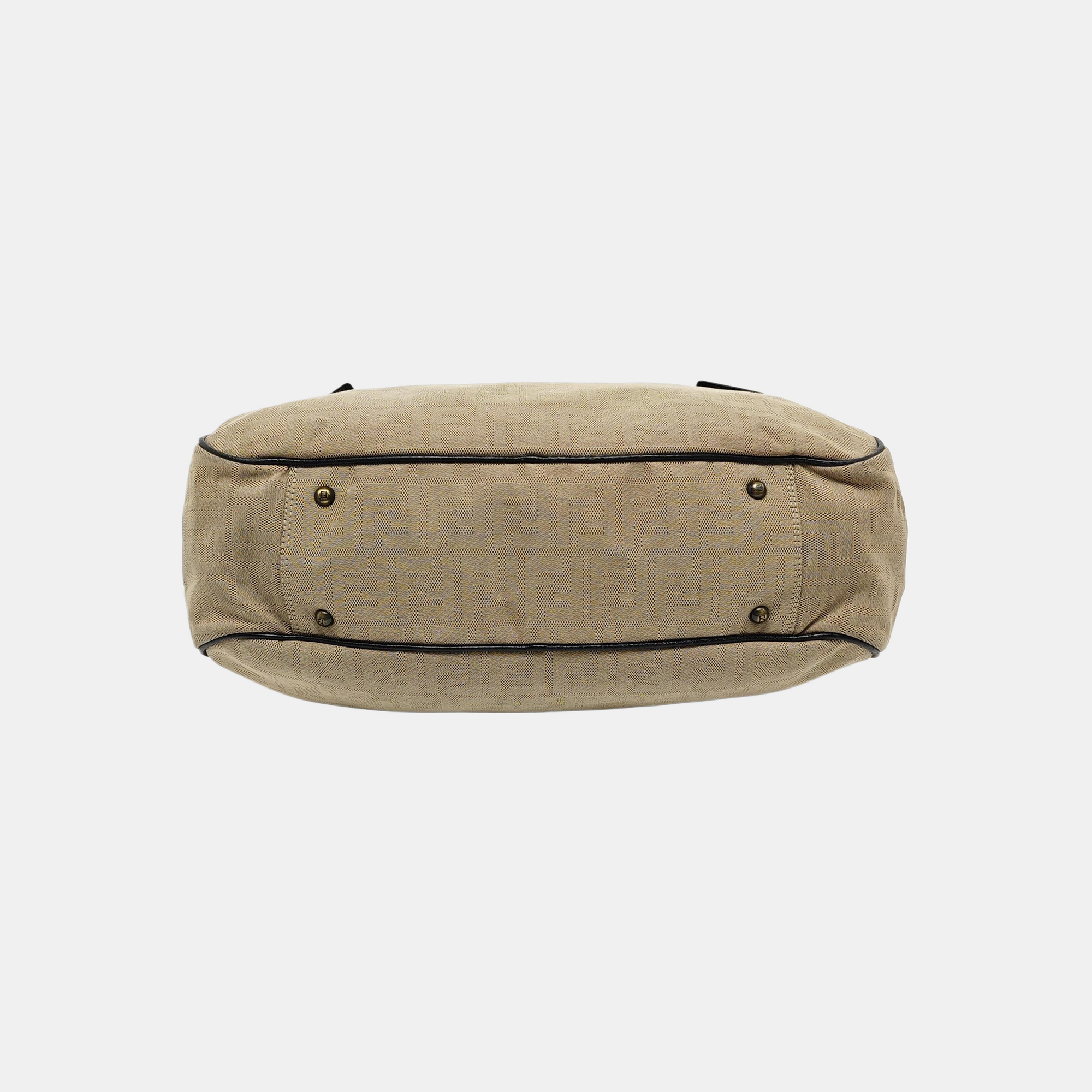Canvas Top Handle Bag Brown