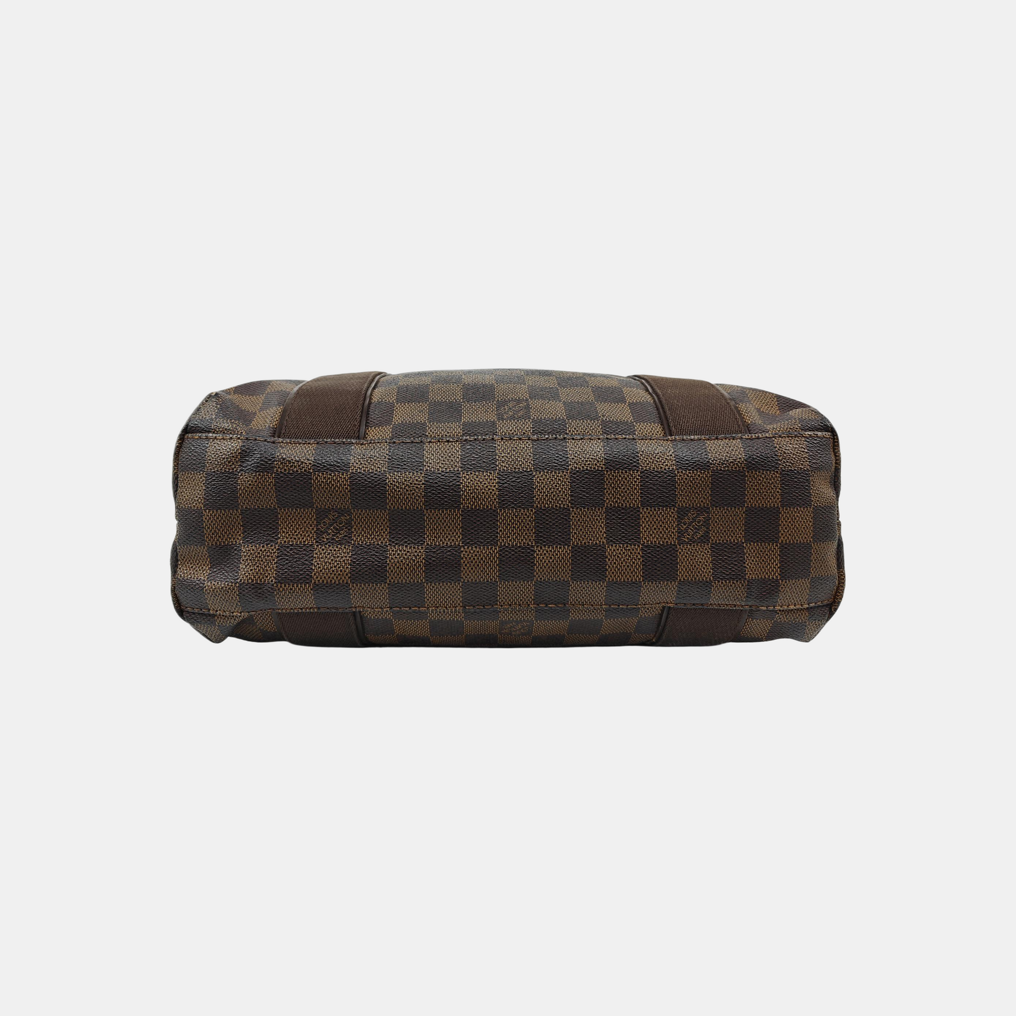VINTAGE BEAUBOURG Damier Ebene Coated Canvas Brown