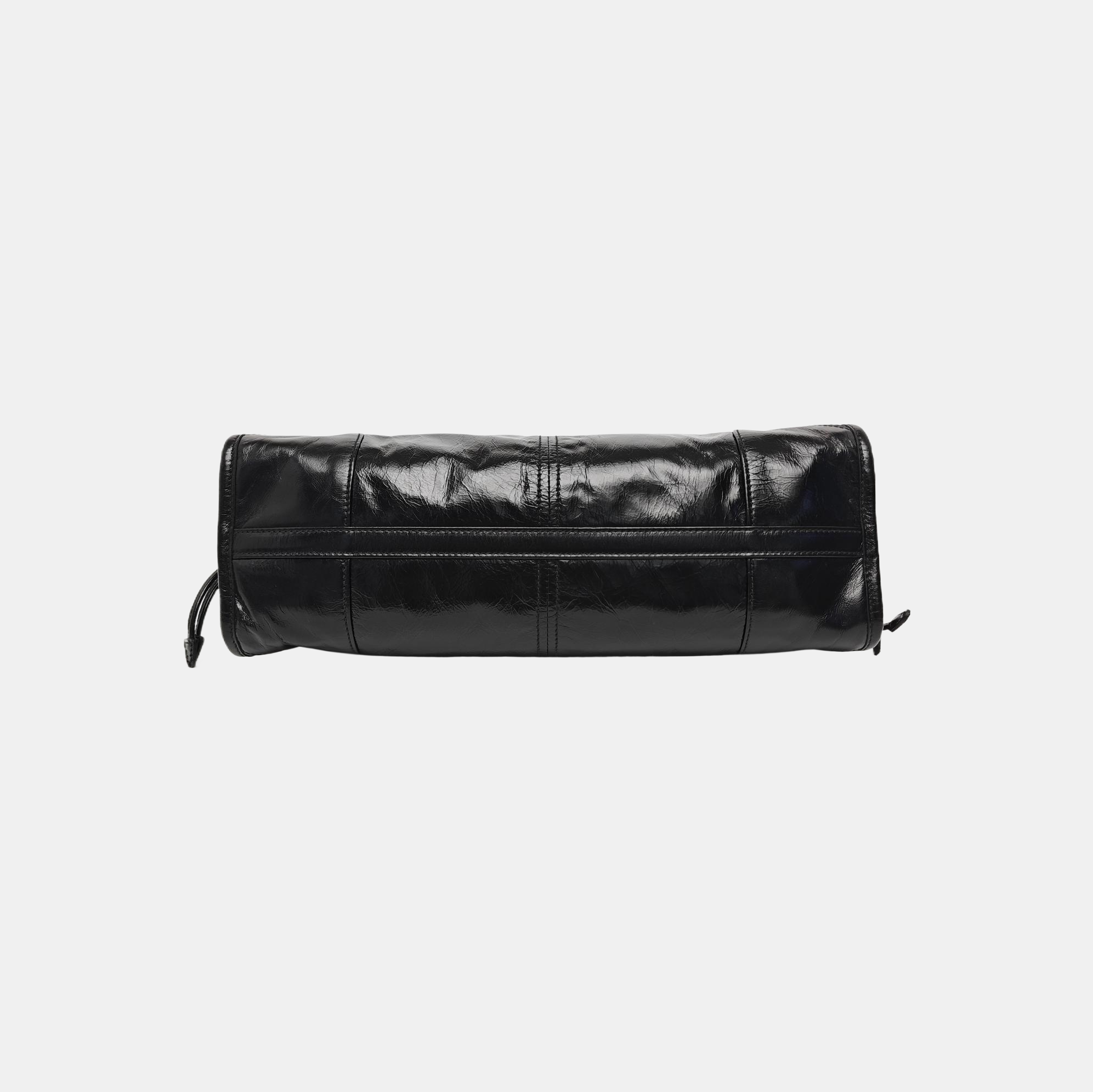 Bonnie Medium Patent Leather Black