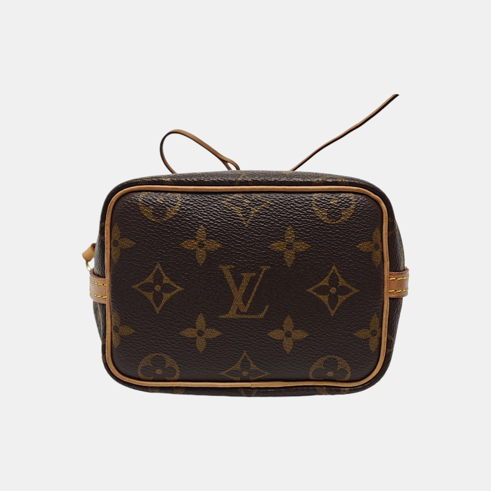 NÉONOÉ Nano Monogram Coated Canvas Brown