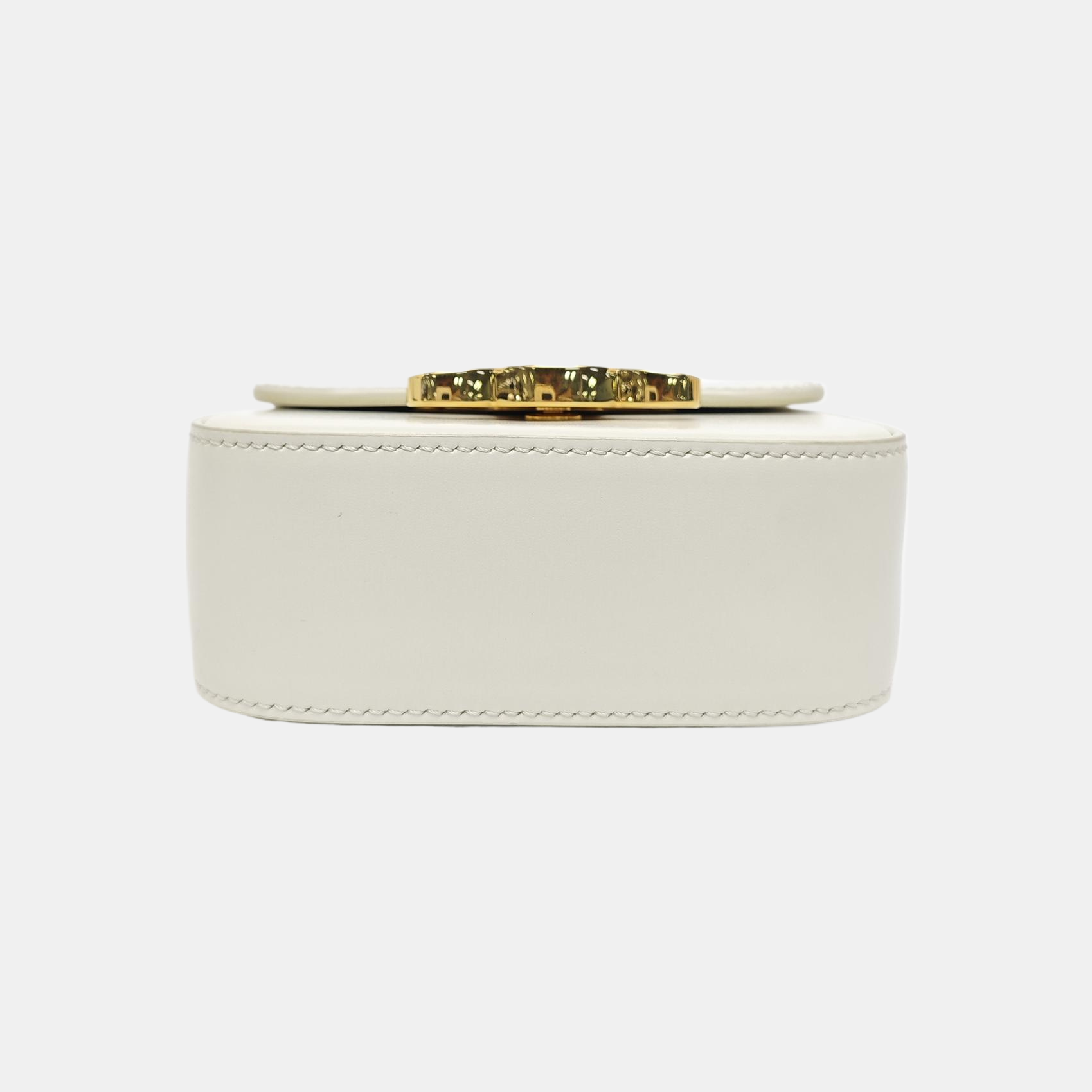 TRIOMPHE Mini Calfskin White