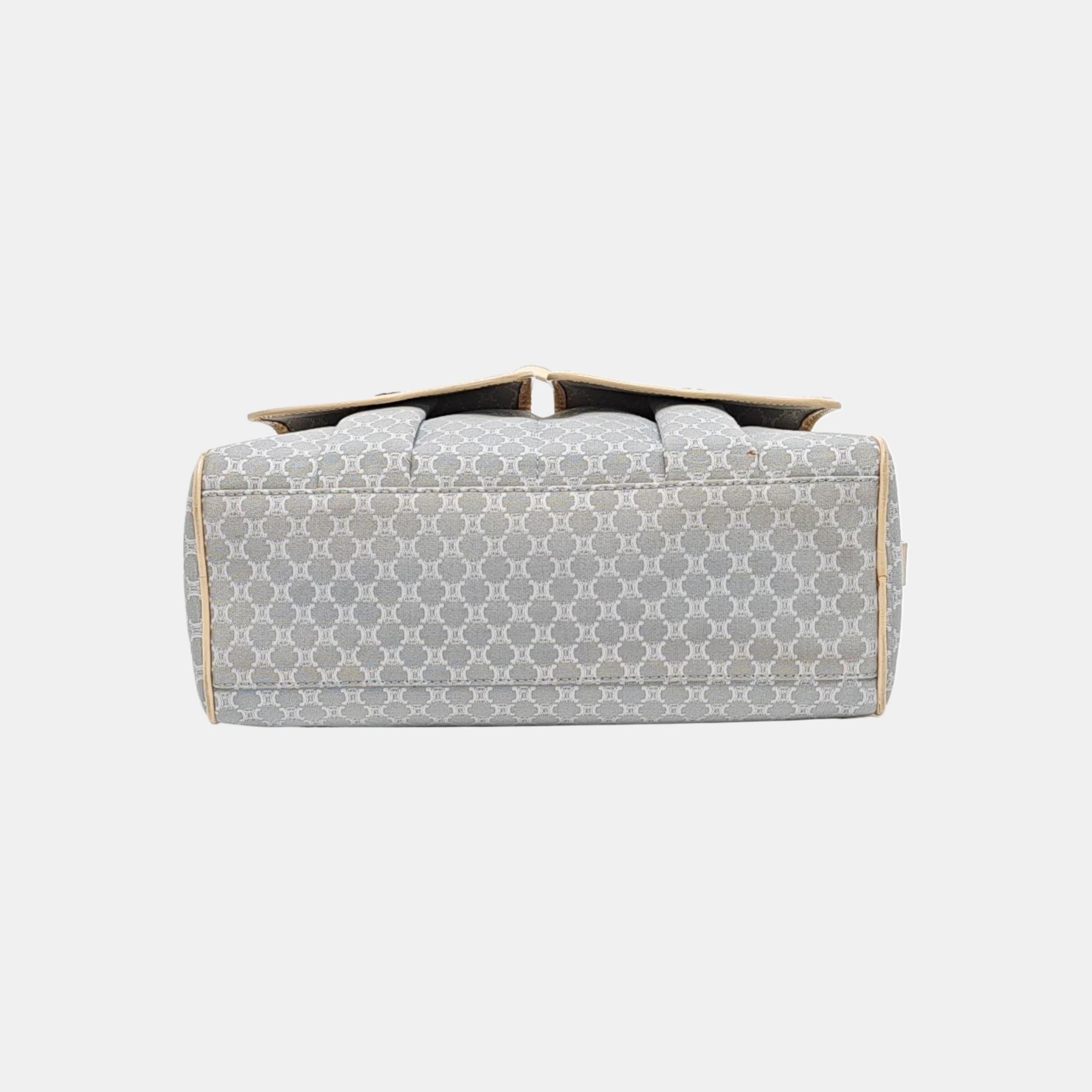 Canvas Top Handle Bag Blue