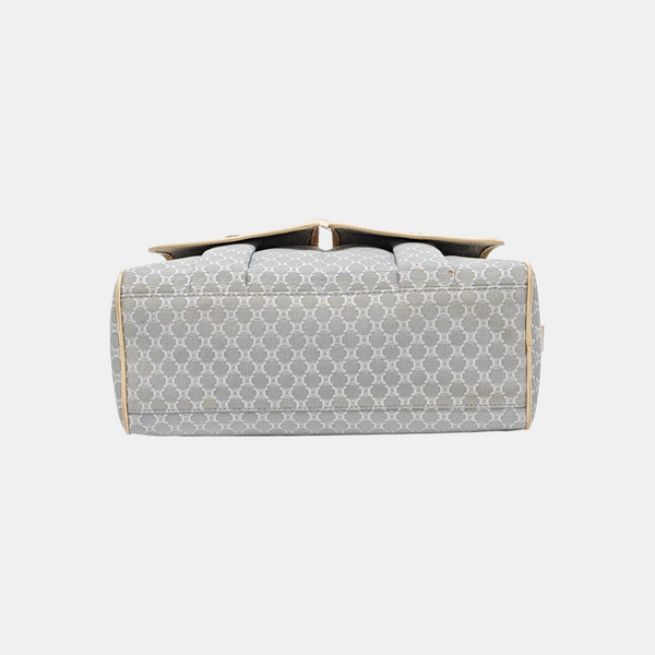 Canvas Top Handle Bag Blue