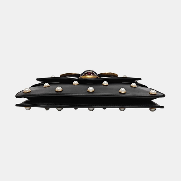 Queen Margaret Mini Calfskin Black