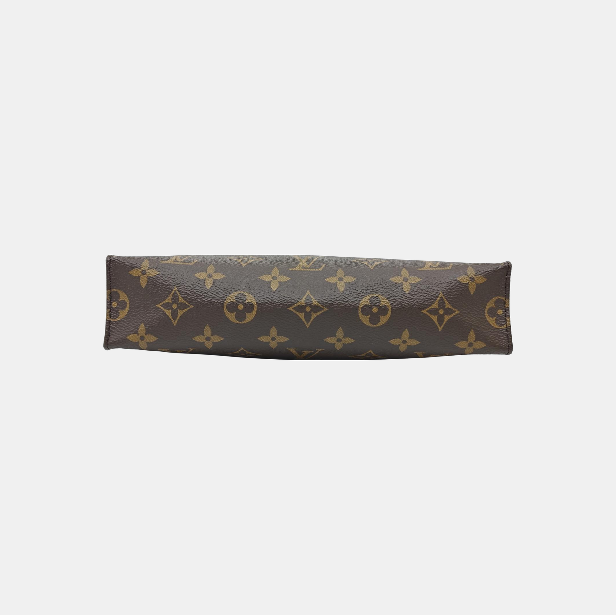 TOILET POCKET 26 Monogram Coated Canvas Brown