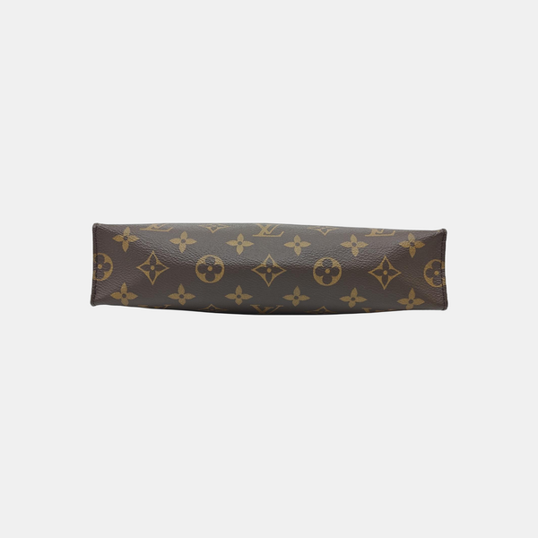 TOILET POCKET 26 Monogram Coated Canvas Brown