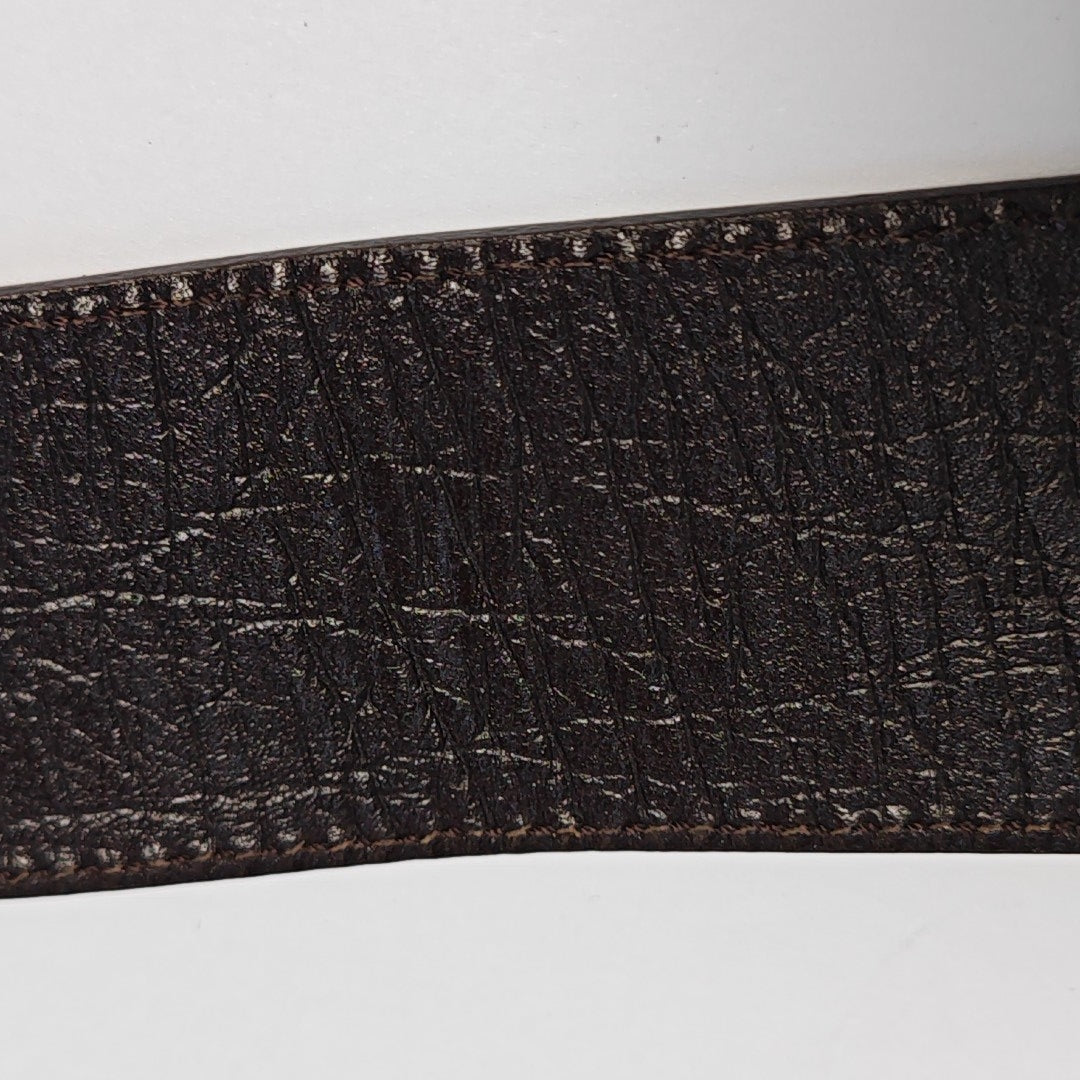 Coated Canvas Belt Beige