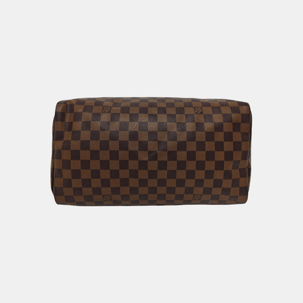 SPEEDY 35 Damier Ebene Coated Canvas Brown