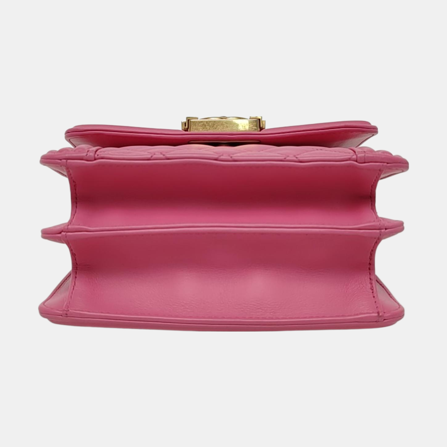Authenticated pre-owned  BOY CHANEL Quilted Calfskin Pink - Crossbody Bag at Looply