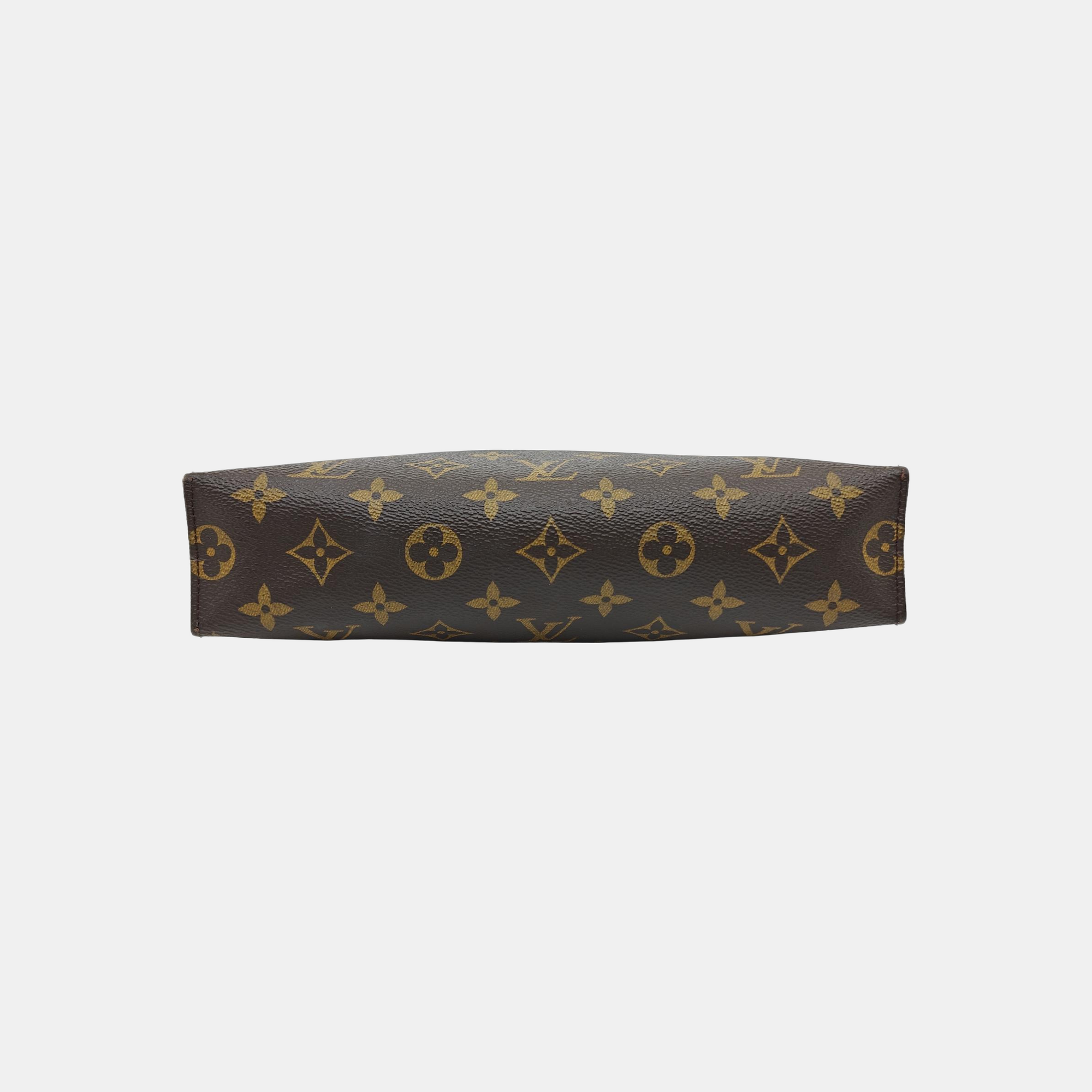 TOILET POCKET 26 Monogram Coated Canvas Brown