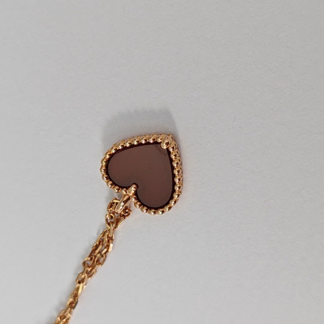 Sweet Alhambra 18k Rose Gold Necklace