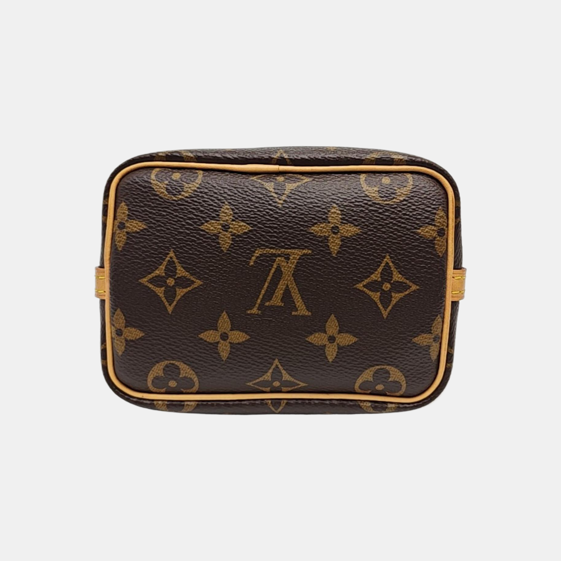 NÉONOÉ Nano Monogram Coated Canvas Brown