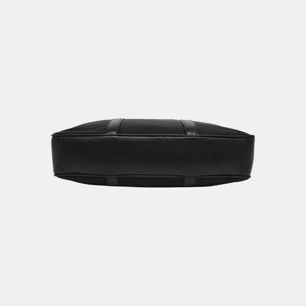 Nylon Top Handle Bag Black