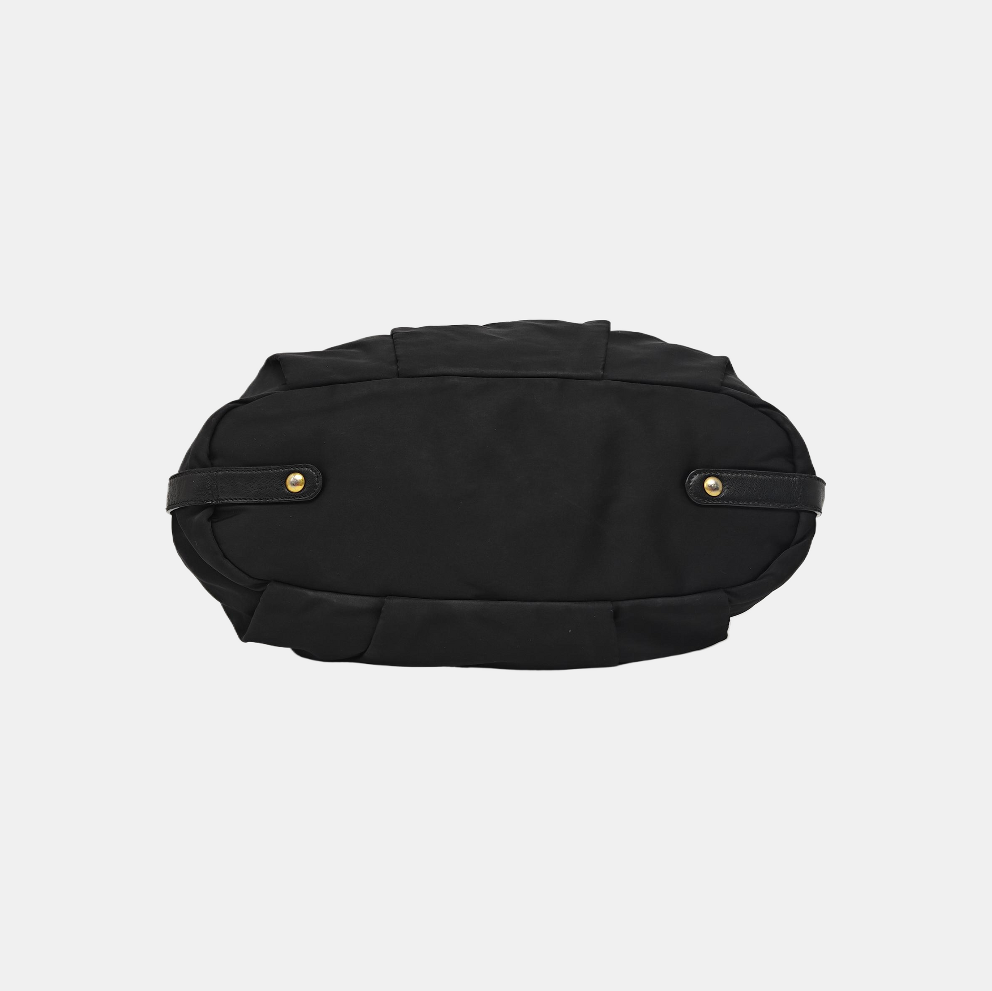Nylon Tote Bag Black