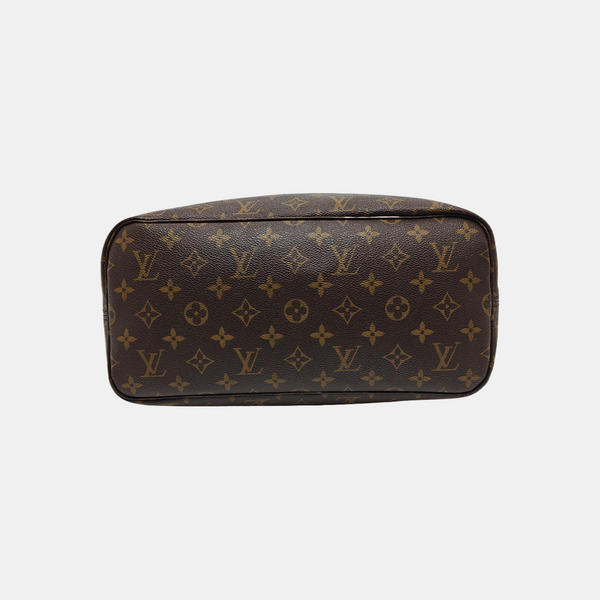 NEVERFULL MM Monogram Coated Canvas Brown