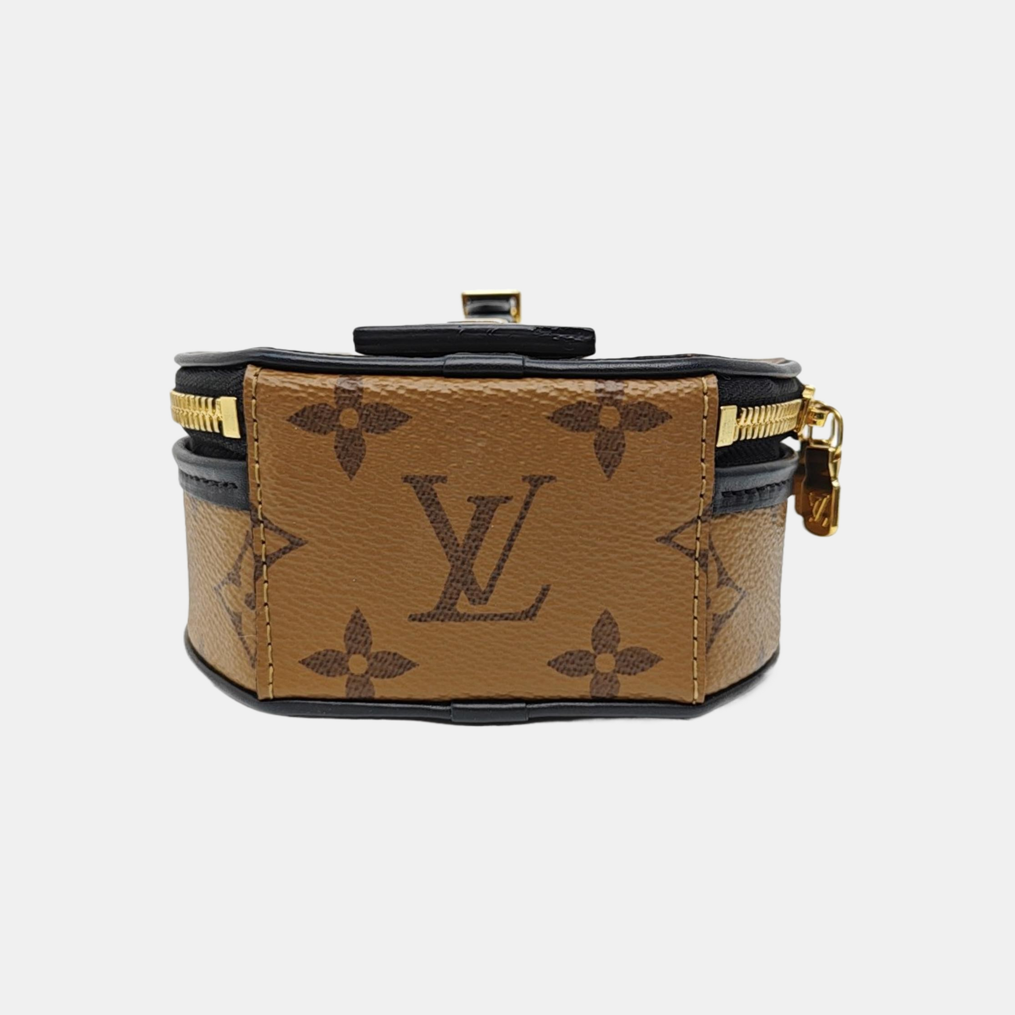 BOITE CHAPEAU Mini Monogram Coated Canvas Brown