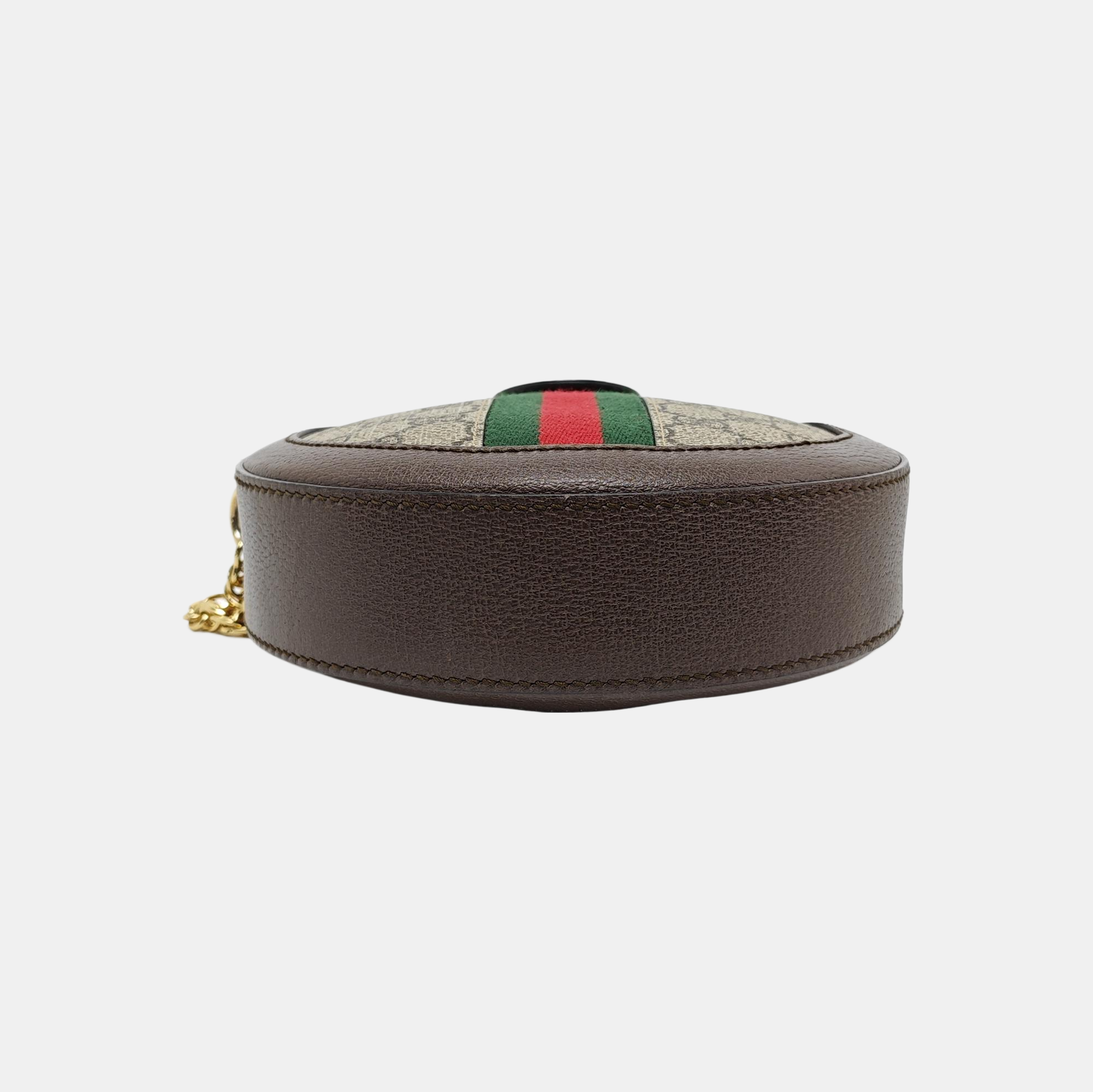 Ophidia Mini Monogram Coated Canvas Beige
