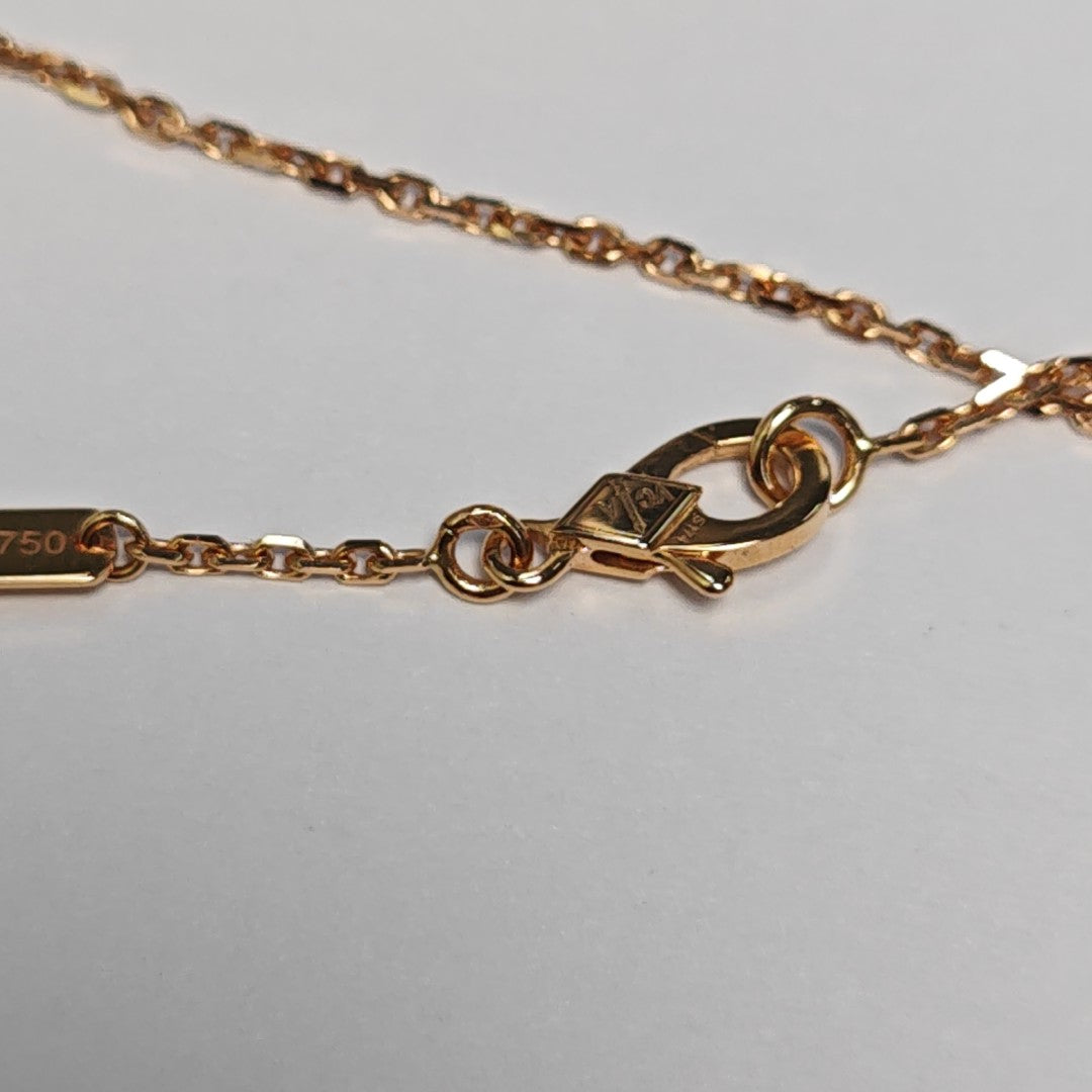 Vintage Alhambra 18k Rose Gold Necklace