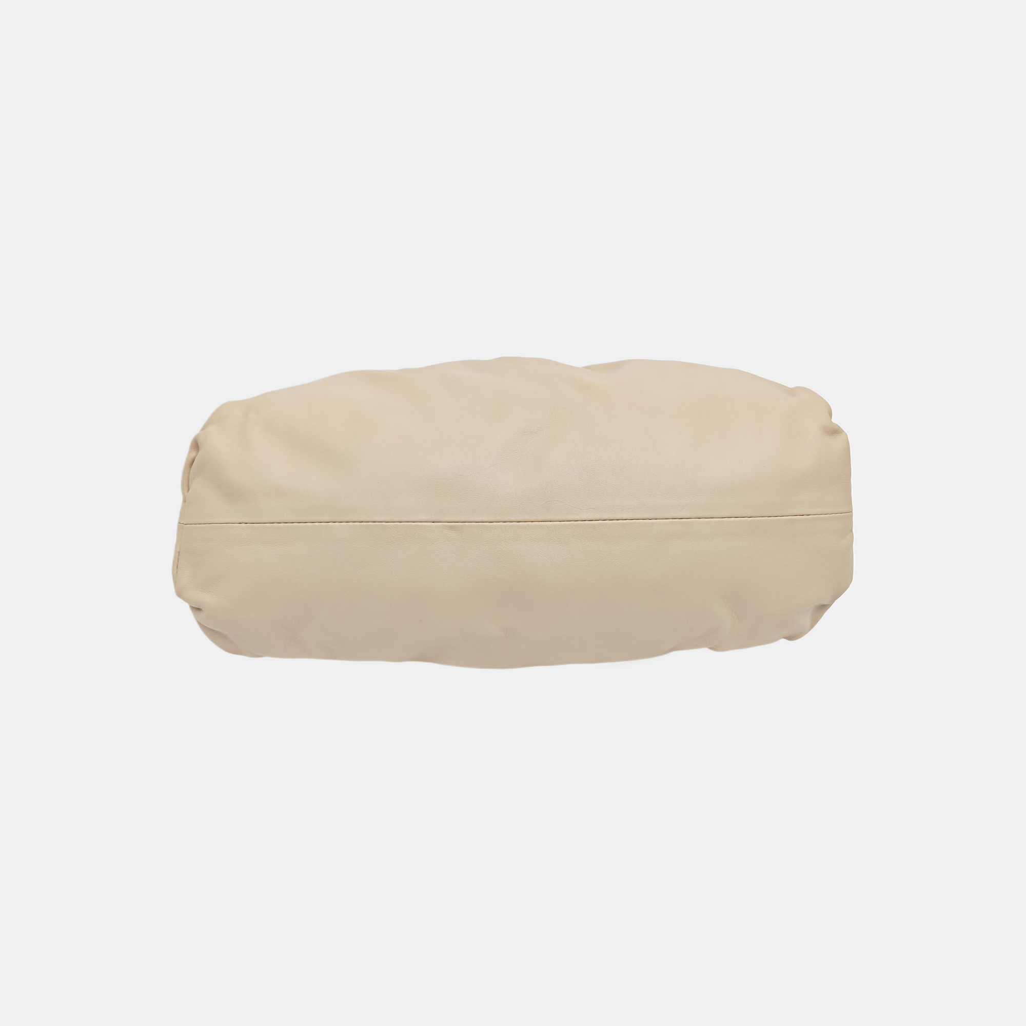 The Pouch Large Calfskin Beige